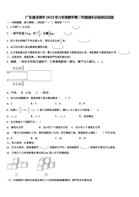 广东省深圳市2023年六年级数学第二学期期末达标测试试题含解析