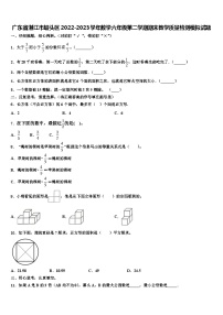 广东省湛江市坡头区2022-2023学年数学六年级第二学期期末教学质量检测模拟试题含解析