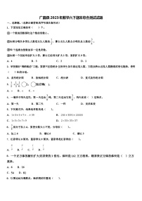 广昌县2023年数学六下期末综合测试试题含解析