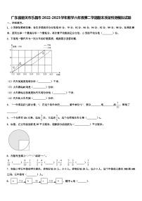 广东省韶关市乐昌市2022-2023学年数学六年级第二学期期末质量检测模拟试题含解析