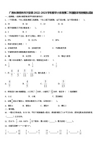 广西壮族桂林市兴安县2022-2023学年数学六年级第二学期期末检测模拟试题含解析