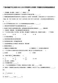 广西壮族南宁市上林县2022-2023学年数学六年级第二学期期末质量跟踪监视模拟试题含解析