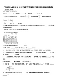 广西崇左市大新县2022-2023学年数学六年级第二学期期末质量跟踪监视模拟试题含解析