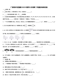 广西桂林市荔浦县2023年数学六年级第二学期期末调研试题含解析