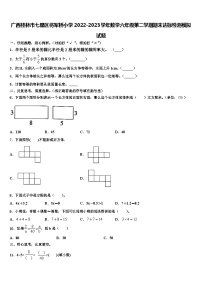 广西桂林市七星区将军桥小学2022-2023学年数学六年级第二学期期末达标检测模拟试题含解析