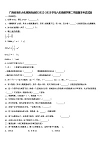 广西河池市大化瑶族自治县2022-2023学年六年级数学第二学期期末考试试题含解析