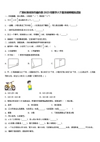 广西壮族河池市南丹县2023年数学六下期末调研模拟试题含解析