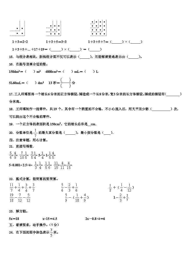 广西壮族河池市南丹县2023年数学六下期末调研模拟试题含解析第2页