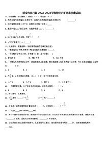 延安市志丹县2022-2023学年数学六下期末经典试题含解析