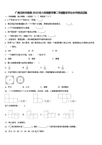 广西玉林市容县2023年六年级数学第二学期期末学业水平测试试题含解析