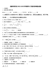 成都市青羊区2022-2023学年数学六下期末统考模拟试题含解析