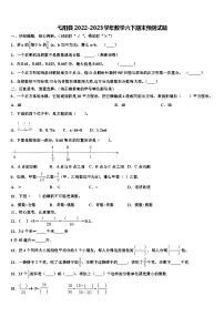 弋阳县2022-2023学年数学六下期末预测试题含解析