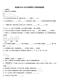 张北县2022-2023学年数学六下期末检测试题含解析