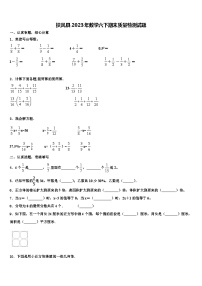 扶风县2023年数学六下期末质量检测试题含解析