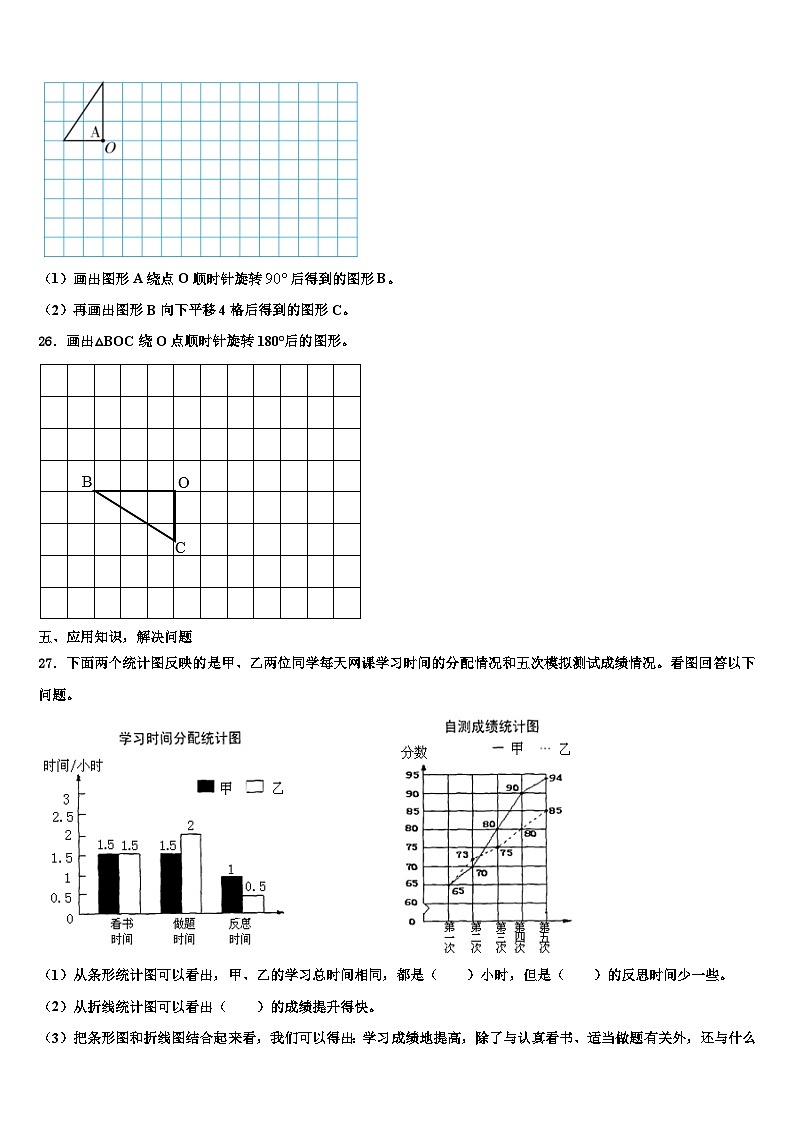 抚州市黎川县2022-2023学年六年级数学第二学期期末调研模拟试题含解析03