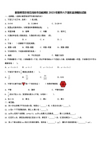 新疆维吾尔克拉玛依市白碱滩区2023年数学六下期末监测模拟试题含解析