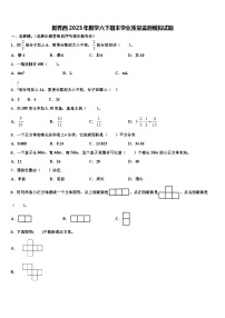 新界西2023年数学六下期末学业质量监测模拟试题含解析