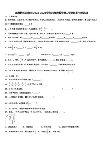 昌都地区边坝县2022-2023学年六年级数学第二学期期末检测试题含解析