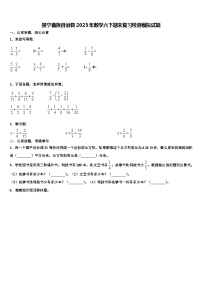 景宁畲族自治县2023年数学六下期末复习检测模拟试题含解析