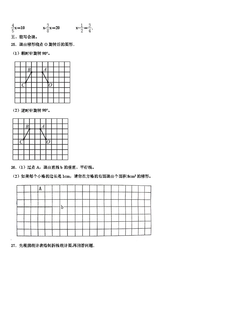 栾城县2023年数学六下期末复习检测模拟试题含解析第3页