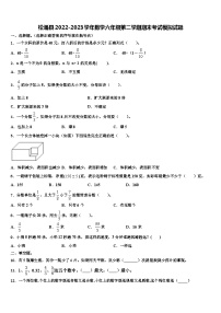 松潘县2022-2023学年数学六年级第二学期期末考试模拟试题含解析