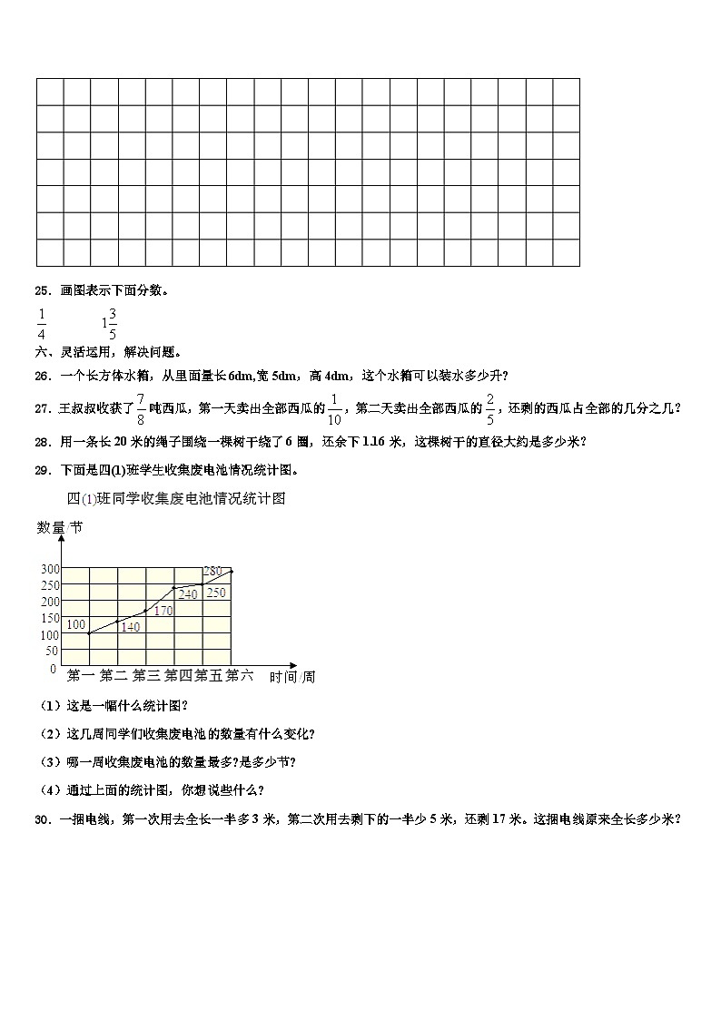 株洲市株洲县2023年六年级数学第二学期期末达标检测试题含解析第3页