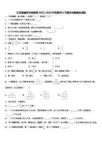 江苏省南京市高淳县2022-2023学年数学六下期末经典模拟试题含解析