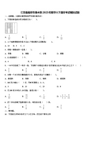 江苏省南京市溧水县2023年数学六下期末考试模拟试题含解析