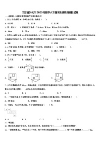 江苏省兴化市2023年数学六下期末质量检测模拟试题含解析