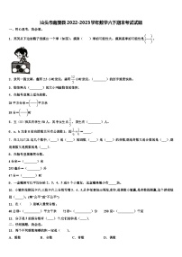 汕头市南澳县2022-2023学年数学六下期末考试试题含解析