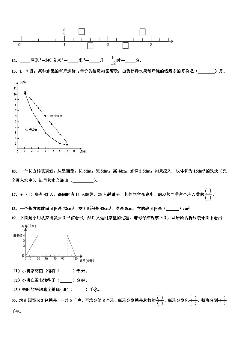 江苏省南通市通州市2023年六年级数学第二学期期末调研模拟试题含解析第2页