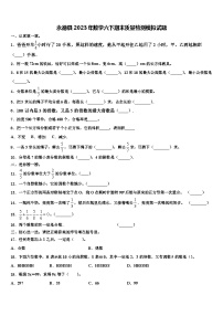 永德县2023年数学六下期末质量检测模拟试题含解析