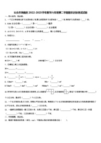 汕头市潮南区2022-2023学年数学六年级第二学期期末达标测试试题含解析