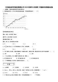 江苏省盐城市亭湖区建军路小学2023年数学六年级第二学期期末经典模拟试题含解析