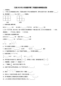 江西2023年六年级数学第二学期期末调研模拟试题含解析