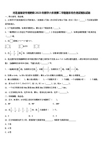 河北省保定市博野县2023年数学六年级第二学期期末综合测试模拟试题含解析