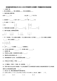 河北省沧州市泊头市2022-2023学年数学六年级第二学期期末综合测试试题含解析