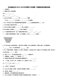 河北省唐山市2022-2023学年数学六年级第二学期期末联考模拟试题含解析