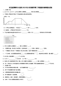 河北省邯郸市大名县2023年六年级数学第二学期期末调研模拟试题含解析