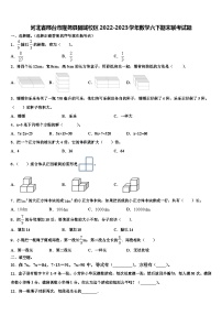 河北省邢台市隆尧县固城校区2022-2023学年数学六下期末联考试题含解析