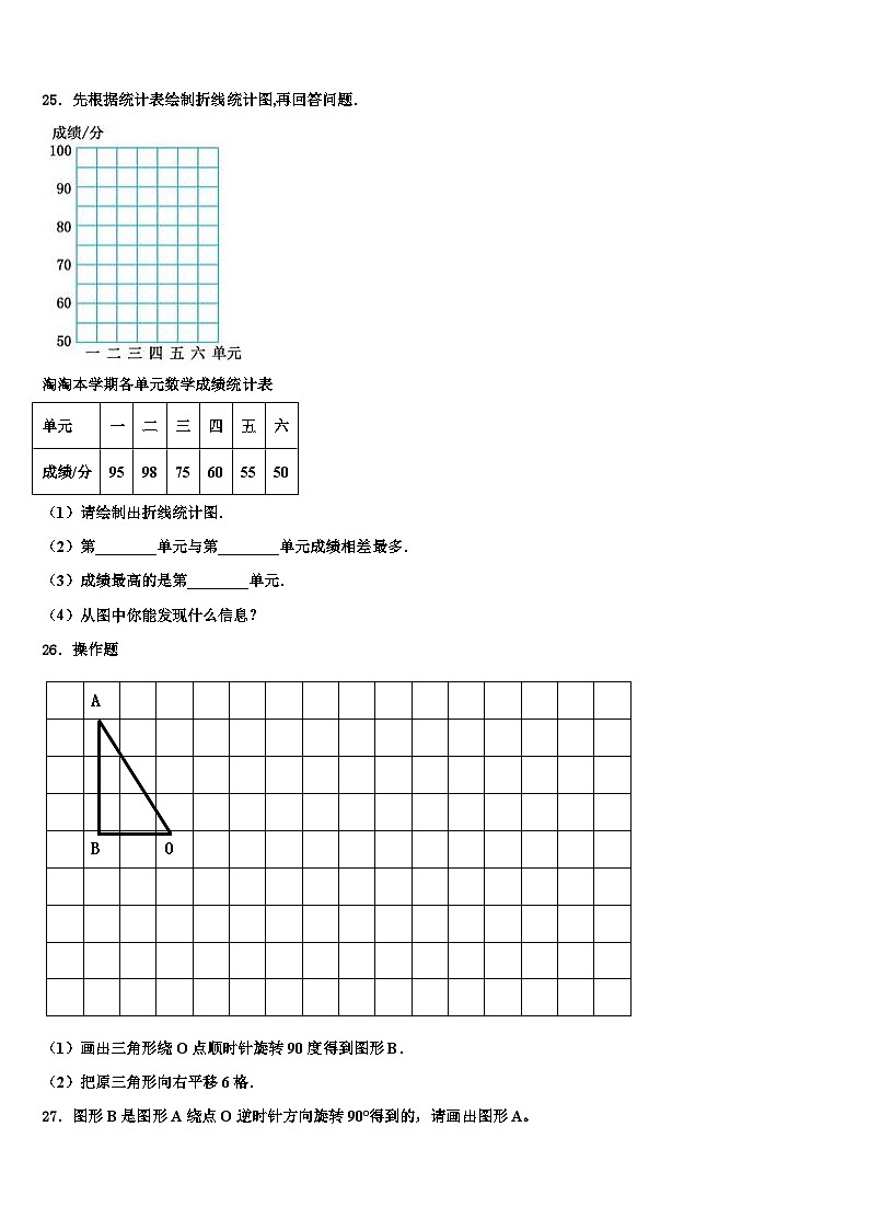 河北邢台市临西县运河小学2023年六年级数学第二学期期末质量跟踪监视模拟试题含解析第3页