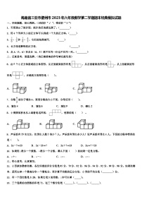 海南省三亚市儋州市2023年六年级数学第二学期期末经典模拟试题含解析