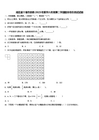 湖北省十堰市郧县2023年数学六年级第二学期期末综合测试试题含解析