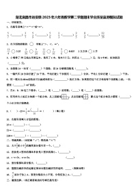 湖北宜昌市远安县2023年六年级数学第二学期期末学业质量监测模拟试题含解析