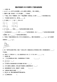 清远市英德市2023年数学六下期末监测试题含解析