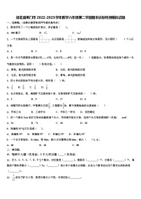 湖北省荆门市2022-2023学年数学六年级第二学期期末达标检测模拟试题含解析