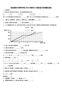 湖北省荆门市钟祥学区2023年数学六下期末复习检测模拟试题含解析