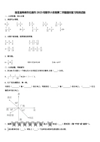 湖北省荆州市石首市2023年数学六年级第二学期期末复习检测试题含解析