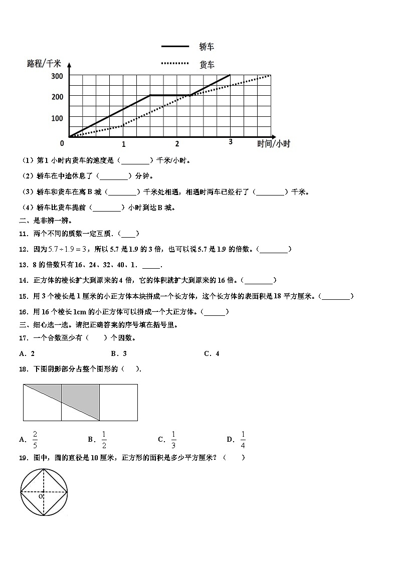 湖北省襄樊市宜城市2022-2023学年六年级数学第二学期期末学业质量监测试题含解析第2页