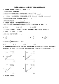 湖北省宣恩县2023年数学六下期末监测模拟试题含解析